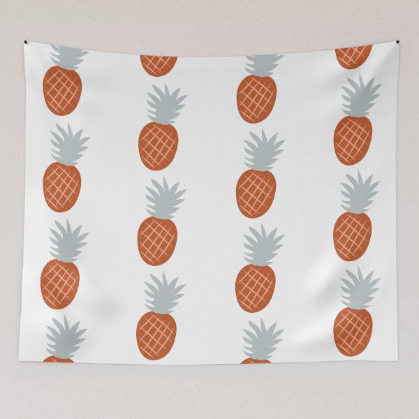 Item preview, Boho Aesthetic Pineapple Sedona Smoke White Background designed and sold by DesignLabMedia.
