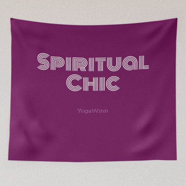 Item preview, Spiritual Chic yoga quote designed and sold by Yogawoman.