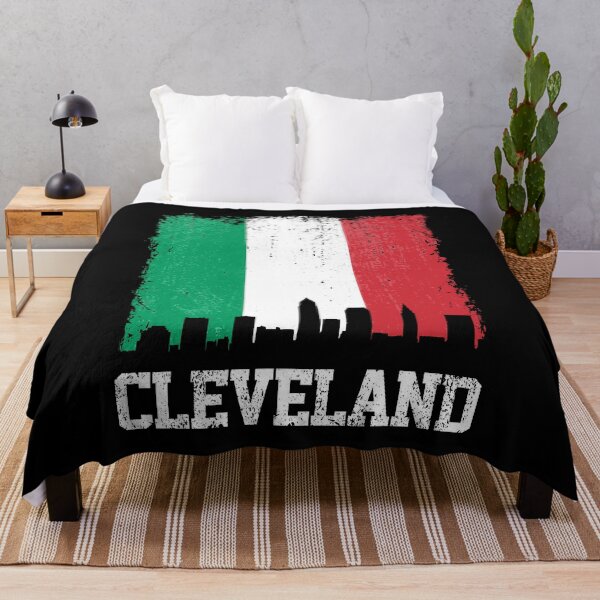 Item preview, Vintage Cleveland Italian Flag Skyline Pride designed and sold by pixeljamz.