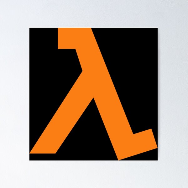 Aperçu de l'œuvre Symbole lambda (λ) créée et vendue par Design-By-Dan.