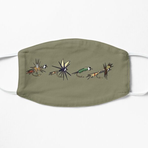 Fly Fishing Flies. Flat Mask