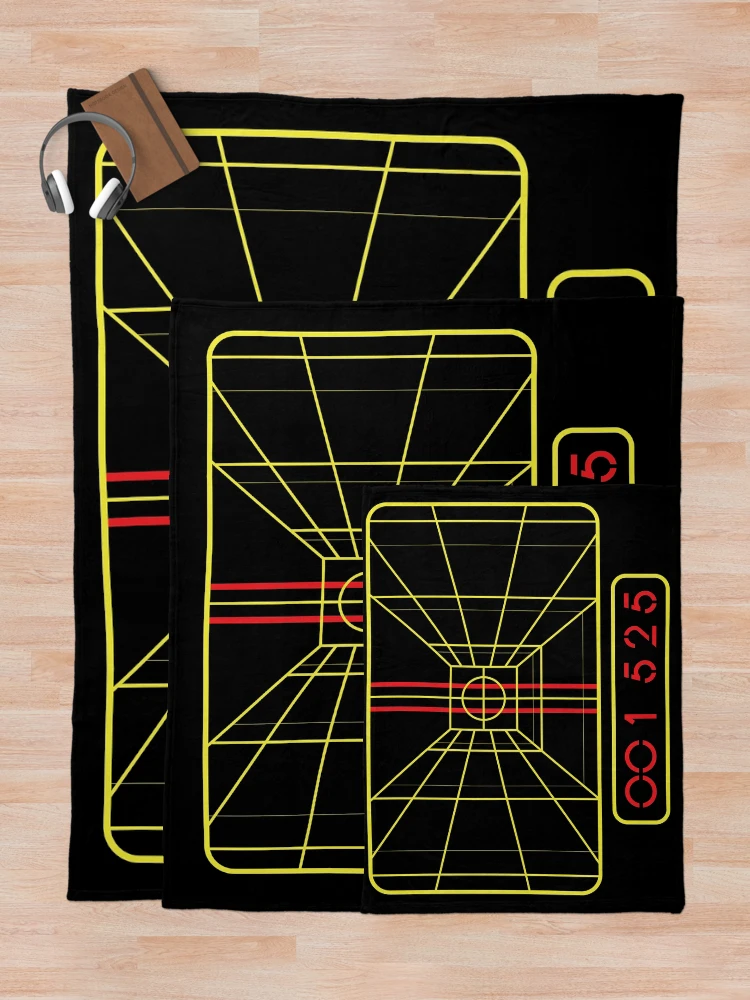 Thumbnail 5 of 6, Throw Blanket, Targeting Computer designed and sold by Anonymouse Apparel.