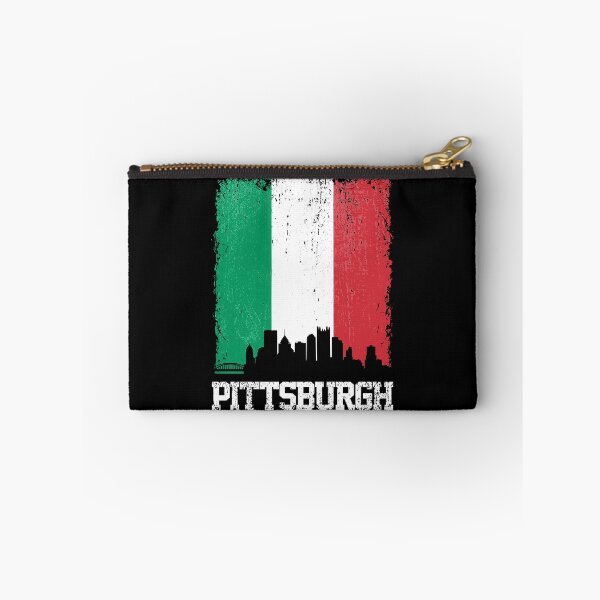 Item preview, Vintage Pittsburgh Italian Flag Skyline Pride designed and sold by pixeljamz.