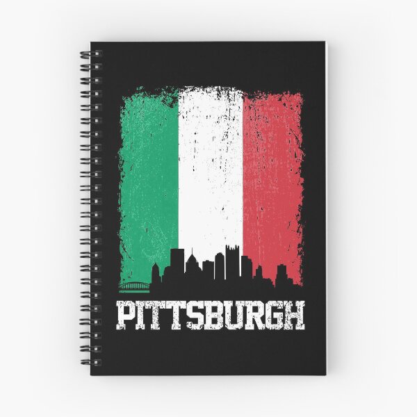 Item preview, Vintage Pittsburgh Italian Flag Skyline Pride designed and sold by pixeljamz.