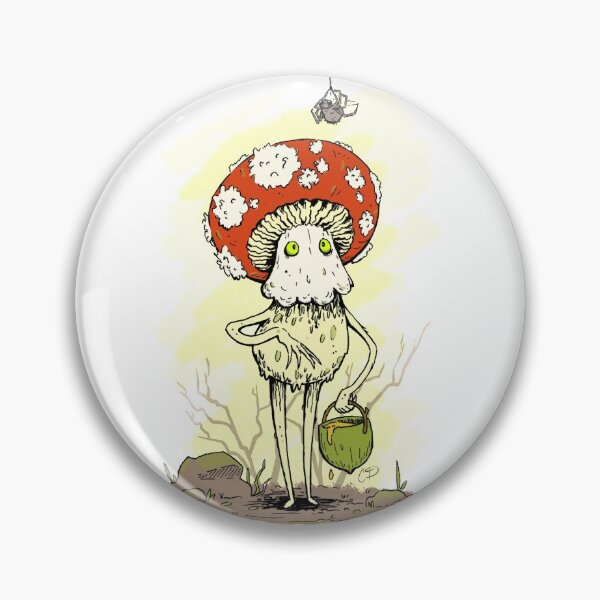 Artikelvorschau, Fly Agaric Mushroom Friend mit Spinne entworfen und verkauft von Christopher Durdle.