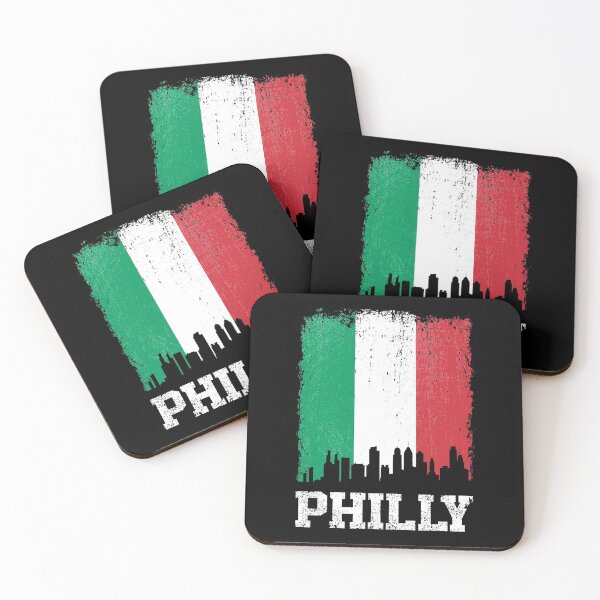 Item preview, Vintage Philadelphia Italian Flag Philly Skyline Pride designed and sold by pixeljamz.
