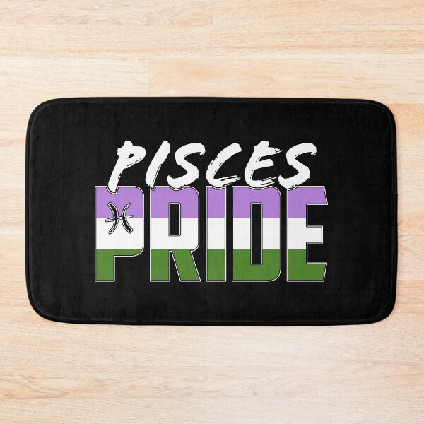 Item preview, Pisces Genderqueer Pride Flag Zodiac Sign designed and sold by Patrick Hiller.