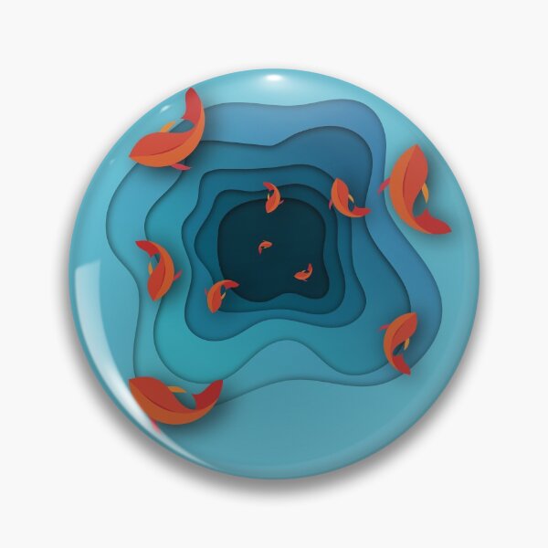 Item preview, Pond of Goldfish designed and sold by ArtEntwined.