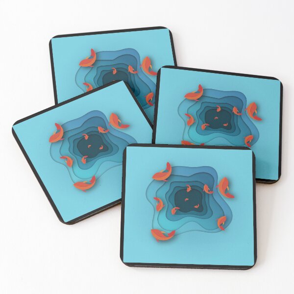 Item preview, Pond of Goldfish designed and sold by ArtEntwined.