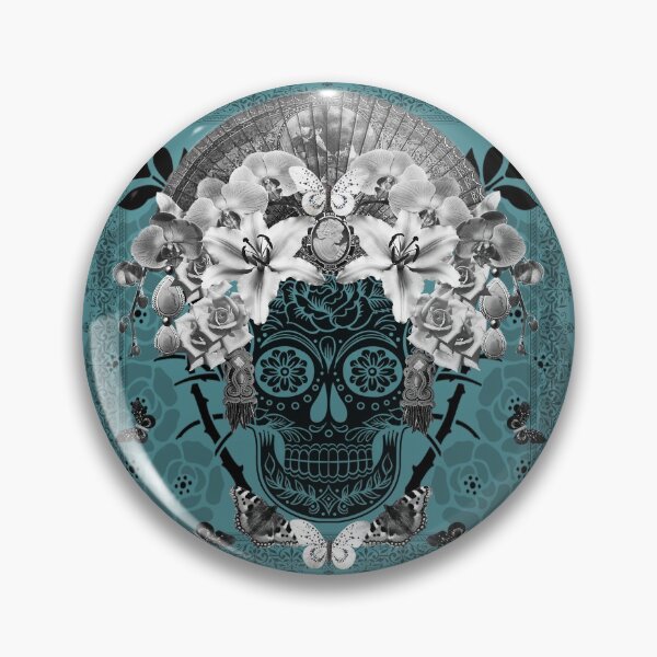 Item preview, calavera / dia de los muertos in bloom designed and sold by Petitelulu.