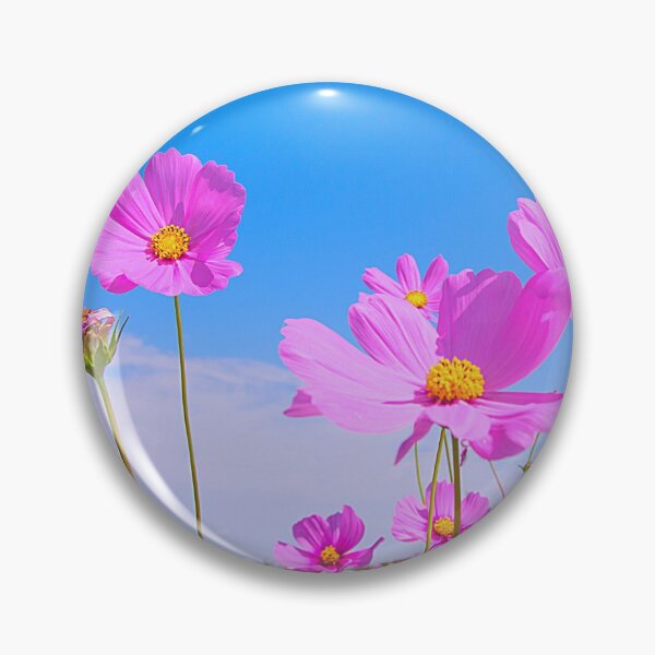 Item preview, Field of Pink Pansies In Blue Sky designed and sold by MamaSweetea.