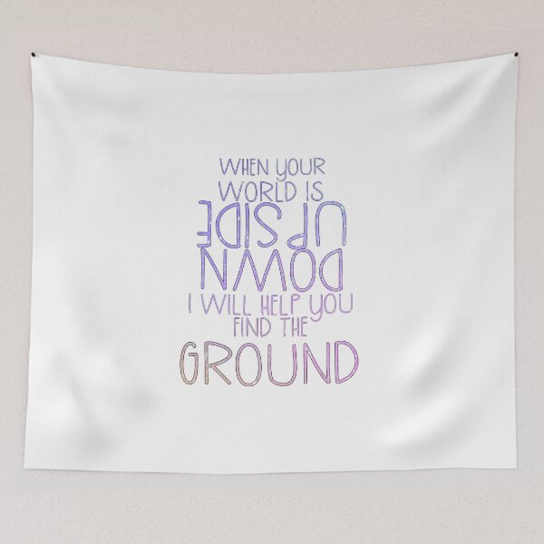 Item preview, Trolls-Inspired "When Your World Is Upside Down" designed and sold by mulberrydragon.