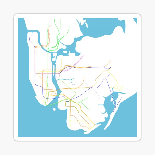 Subway Series- New York Sticker