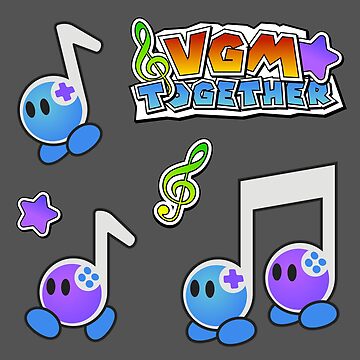 Artwork thumbnail, vgmtogether Mascots Stickers by vgmtogether