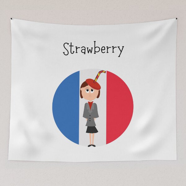 Item preview, French Strawberry T-shirt designed and sold by PatBenjanis.