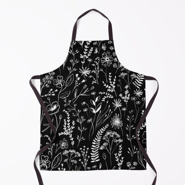Item preview, Wildflowers Garden - Black designed and sold by Anis Illustration.