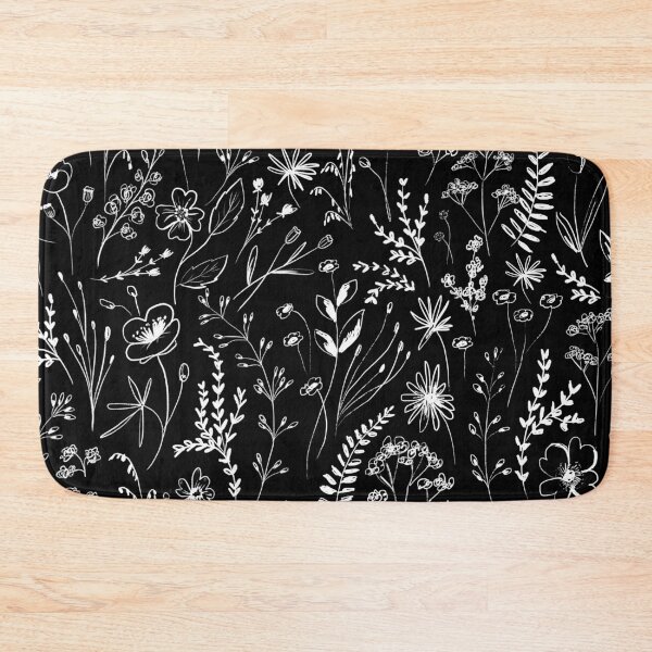 Item preview, Wildflowers Garden - Black designed and sold by Anis Illustration.