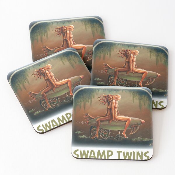 Item preview, " Swamp Twins " designed and sold by rayholtart.
