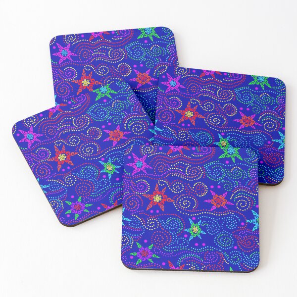Artikelvorschau, Ditsy Estrellas - Navy Red Yellow Pink Violet entworfen und verkauft von Esprit-Mystique.