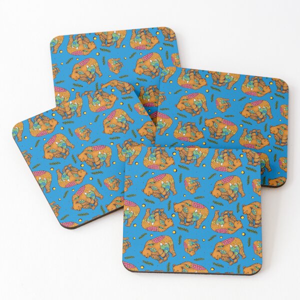 Item preview, OG Mountain Bear on Blue designed and sold by Artbybrittneyk.