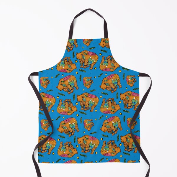 Item preview, OG Mountain Bear on Blue designed and sold by Artbybrittneyk.