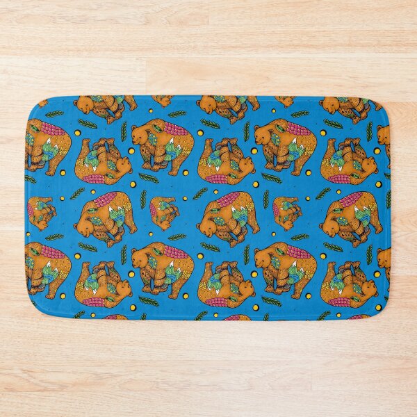 Item preview, OG Mountain Bear on Blue designed and sold by Artbybrittneyk.