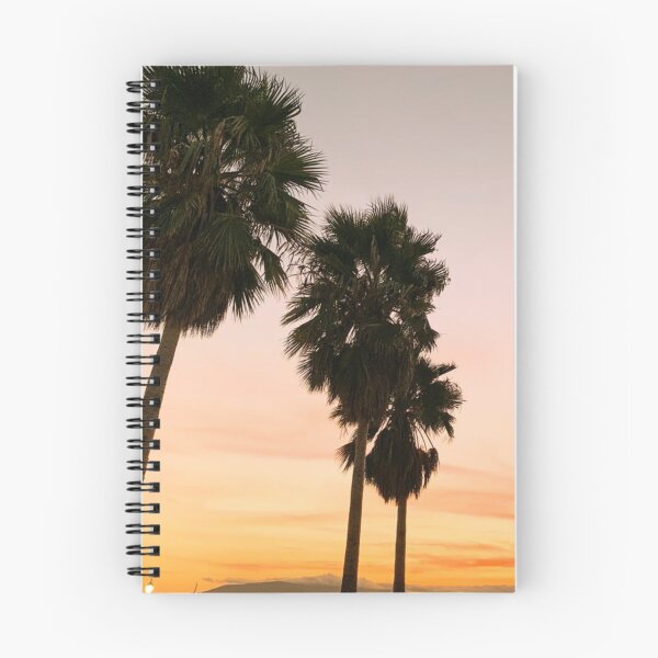 Item preview, Impresión fotográfica Tres palmeras, puesta de sol/puesta de sol, cielo naranja/amarillo designed and sold by OMpsalm.