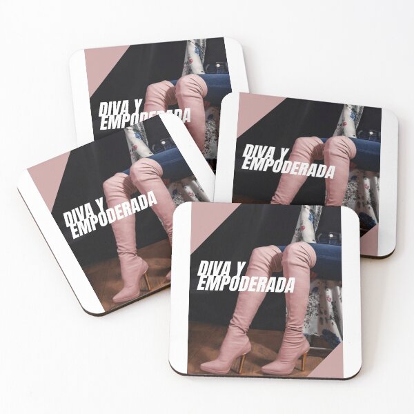 Item preview, Phrase Diva and empowered in the image of a woman in rosewood boots designed and sold by chicsignzodiac.