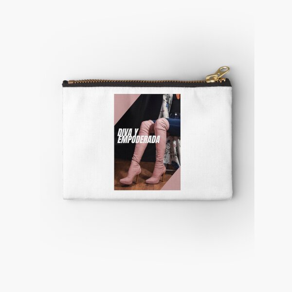 Item preview, Phrase Diva and empowered in the image of a woman in rosewood boots designed and sold by chicsignzodiac.