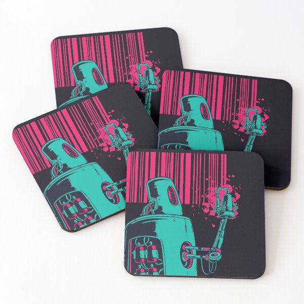 Item preview, Robot Graffiti Illustration designed and sold by SLAG-Creative.