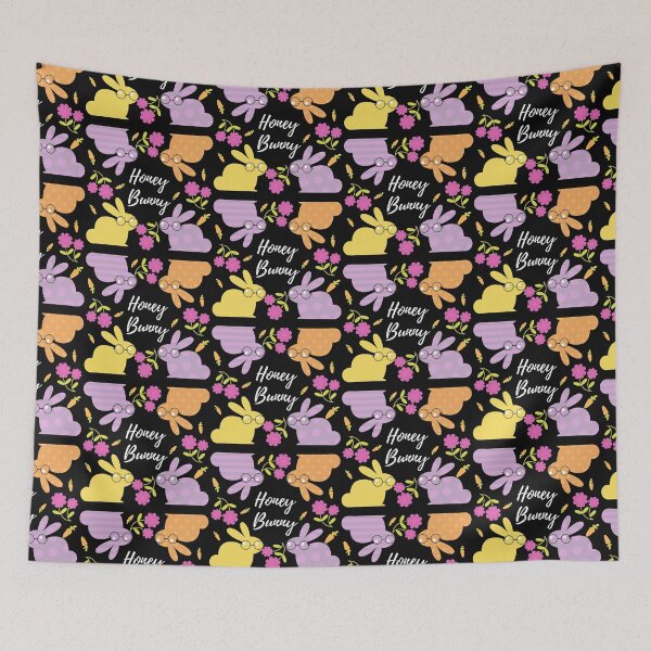 Item preview, Bunnies With Glasses Easter Pattern Honey designed and sold by LeonardoBotha.