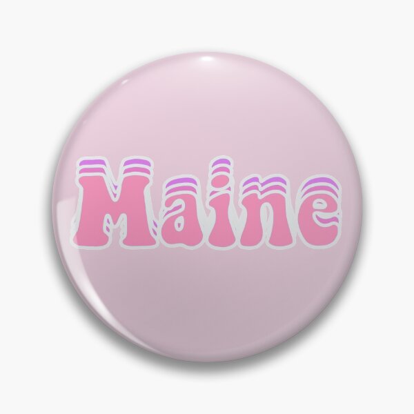 Item preview, Retro Maine - Pink designed and sold by PlumAdorable.
