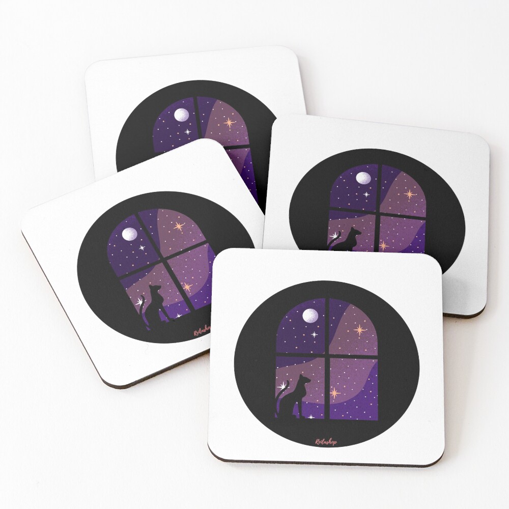 Item preview, Coasters (Set of 4) designed and sold by Reilashop.