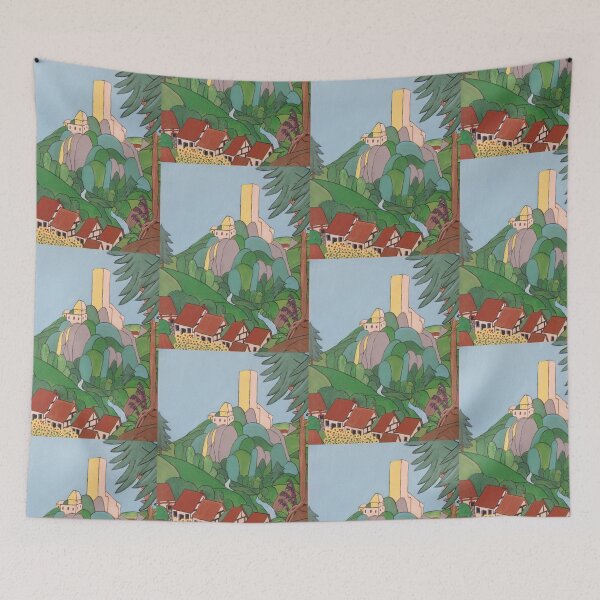 Item preview, The Castle on the Hill designed and sold by Shulie1.