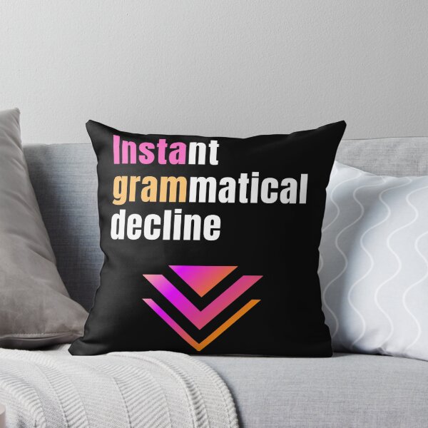 Item preview, Instant Grammatical Decline Chevron designed and sold by WhimsicaliTee.