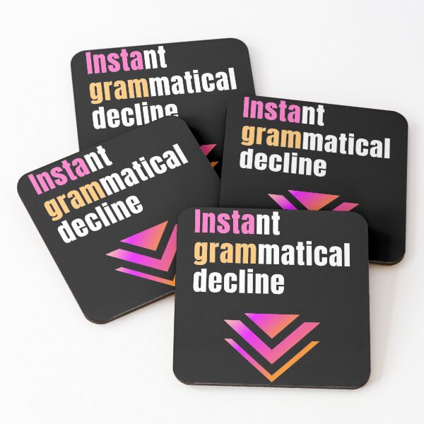 Aperçu de l'œuvre Chevron de déclin grammatical instantané créée et vendue par WhimsicaliTee.