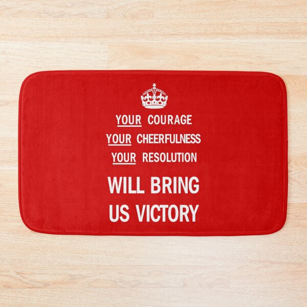 Item preview, The Courage - Red (British WW2 Poster/'Keep Calm and Carry' on Alternative) designed and sold by franklinprintco.