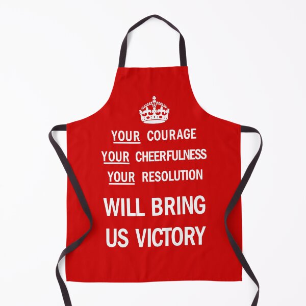 Item preview, The Courage - Red (British WW2 Poster/'Keep Calm and Carry' on Alternative) designed and sold by franklinprintco.