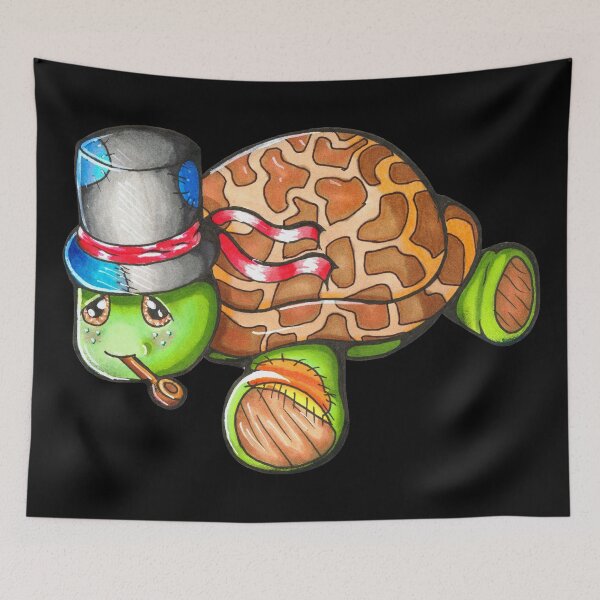 Item preview, Flying High as a Tortoise (BLKB) designed and sold by MBsWorkshop.