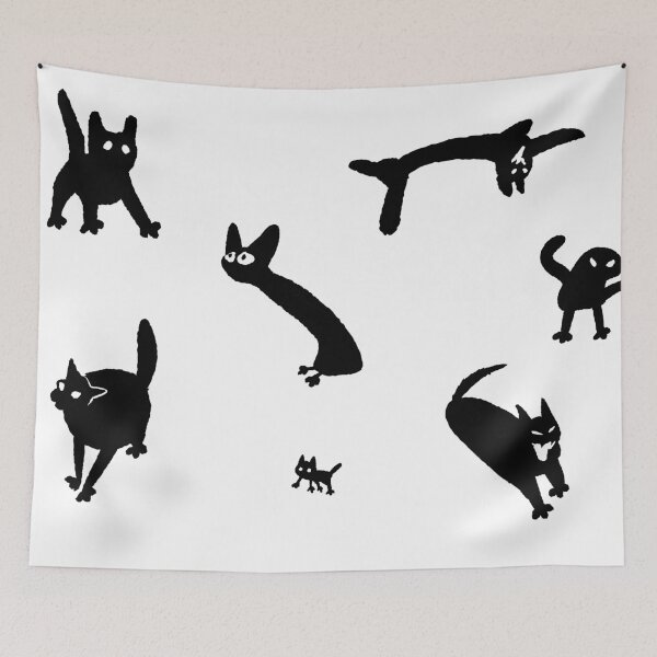 Item preview, Cursed Cat Doodles designed and sold by peachrice.