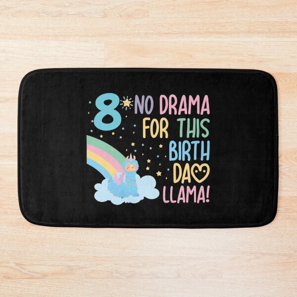 Item preview, Kids 8 Year Old 8th Llama Birthday Party No Drama Birthday Llama designed and sold by TheMattDesigns.