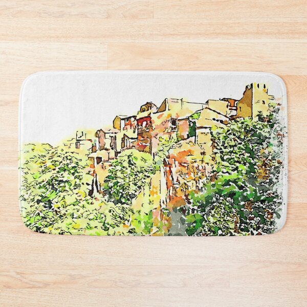 Item preview, Barbarano Romano: landscape with village on the rock designed and sold by Giuseppe Cocco.