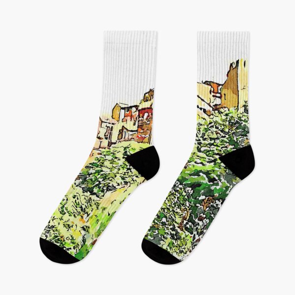 Item preview, Barbarano Romano: landscape with village on the rock designed and sold by Giuseppe Cocco.