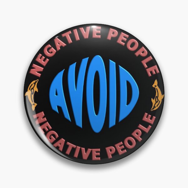 Item preview, AVOID NEGATIVE PEOPLE - POSITIVE MOTIVATION QUOTE designed and sold by Ralek.