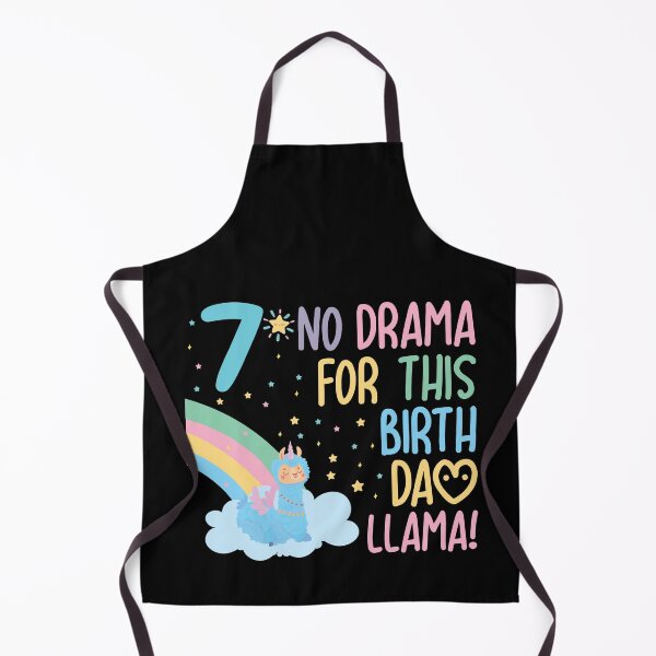 Item preview, Kids 7 Year Old 7th Llama Birthday Party No Drama Birthday Llama designed and sold by TheMattDesigns.