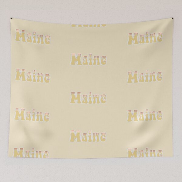Item preview, Retro Maine - Yellow designed and sold by PlumAdorable.