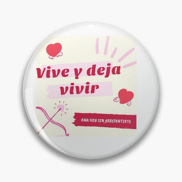 Item preview, Frase Lives and lets live accompanied by hearts and cupid arrow designed and sold by chicsignzodiac.