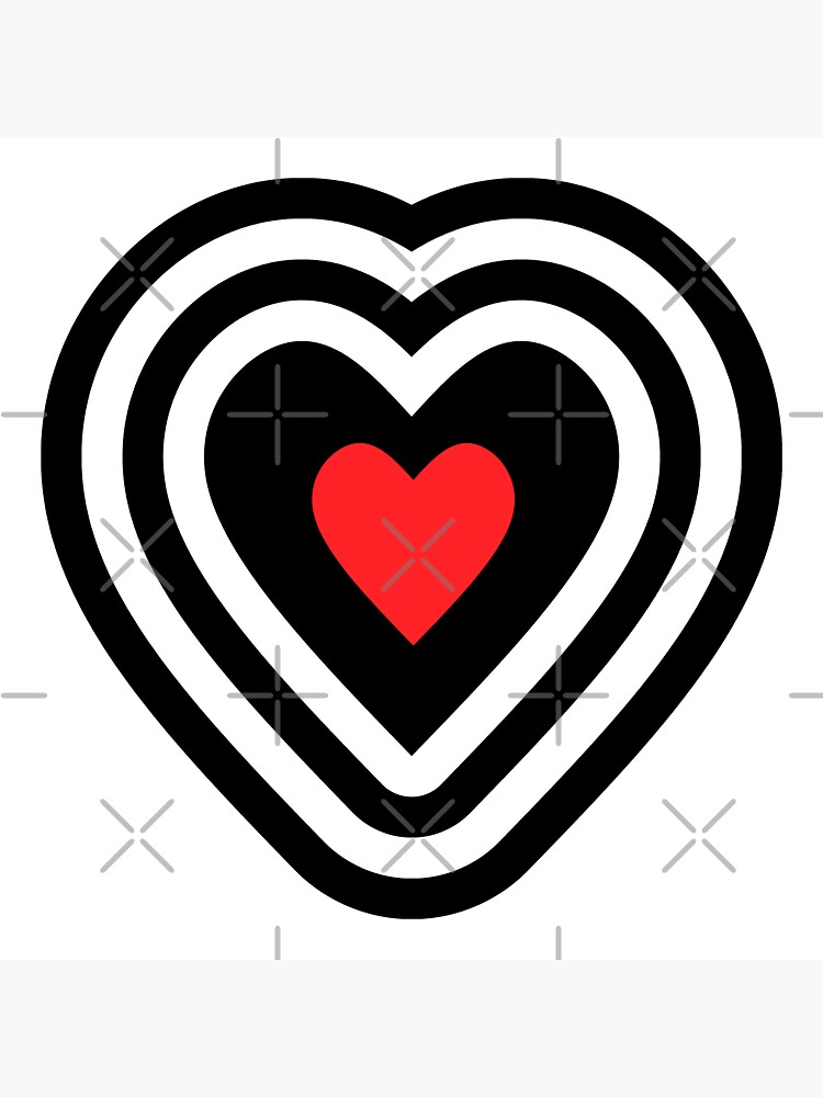 bar magnet clipart black and white heart