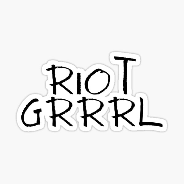 Artikel-Vorschau von Riot Grrrl Text Quote Design, designt und verkauft von EarthArtDesigns.