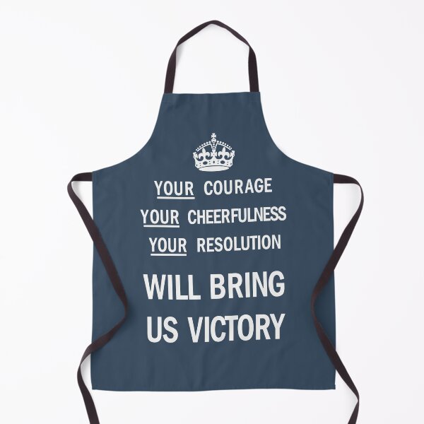 Item preview, The Courage - Blue (British WW2 Poster/'Keep Calm and Carry' on Alternative) designed and sold by franklinprintco.
